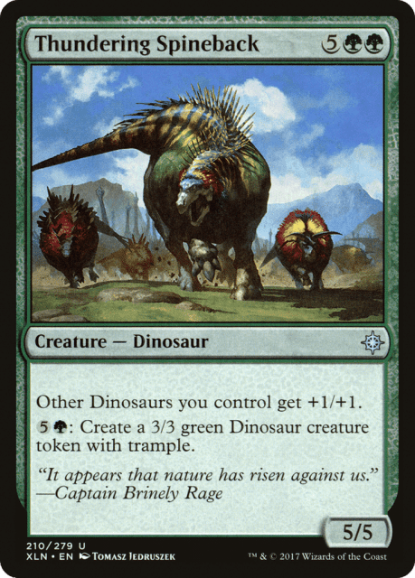 Thundering Spineback (210) — Ixalan