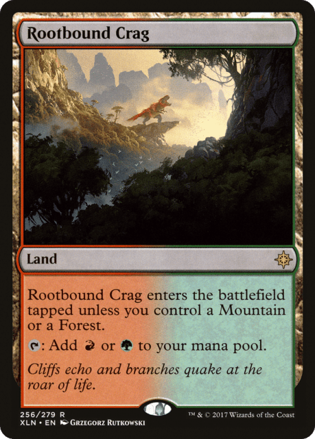 Rootbound Crag (256) — Ixalan