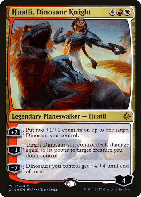 Huatli, Dinosaur Knight (285) — Ixalan