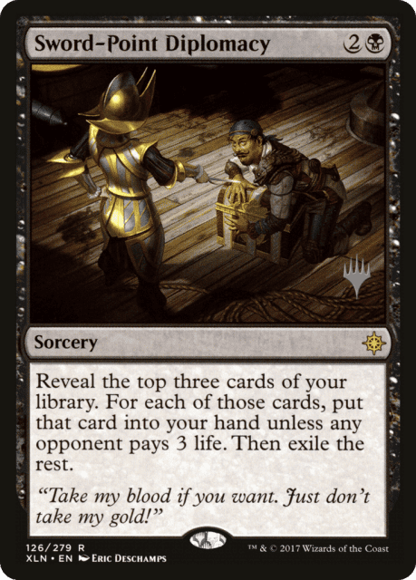 Sword-Point Diplomacy (126) — Ixalan Promos