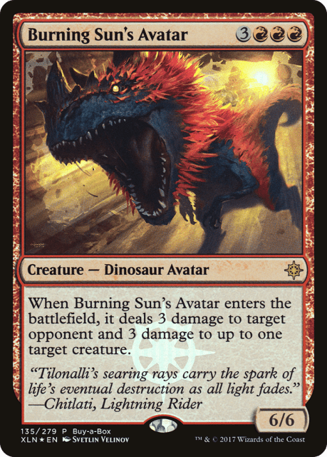 Burning Sun's Avatar (135) — Ixalan Promos
