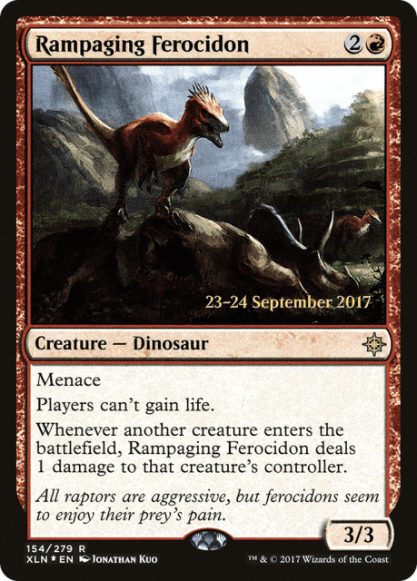 Rampaging Ferocidon (154) — Ixalan Promos