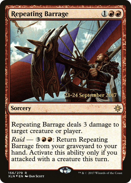 Repeating Barrage (156) — Ixalan Promos