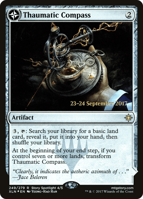 Thaumatic Compass // Spires of Orazca (249) — Ixalan Promos