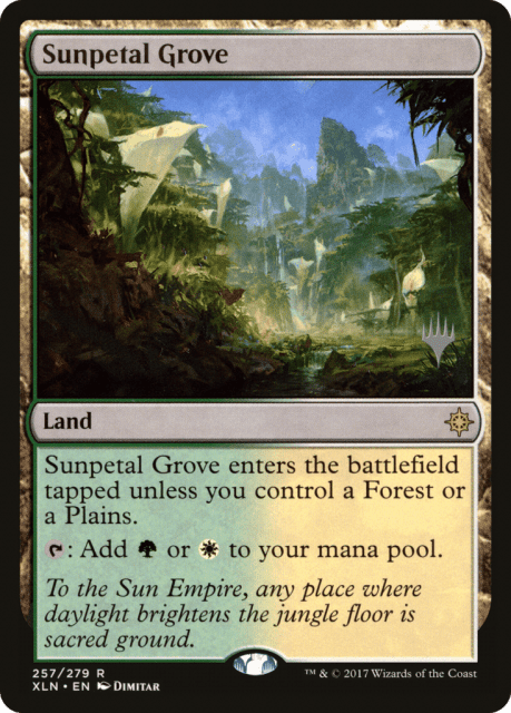 Sunpetal Grove (257) — Ixalan Promos