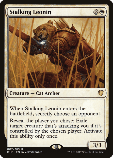 Stalking Leonin (7) — Commander 2017