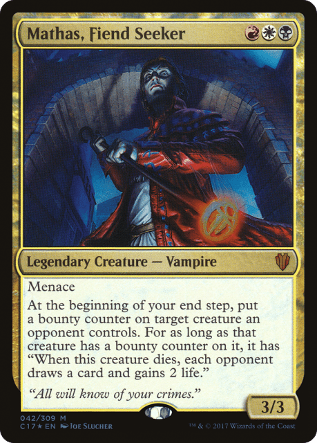Mathas, Fiend Seeker (42) — Commander 2017