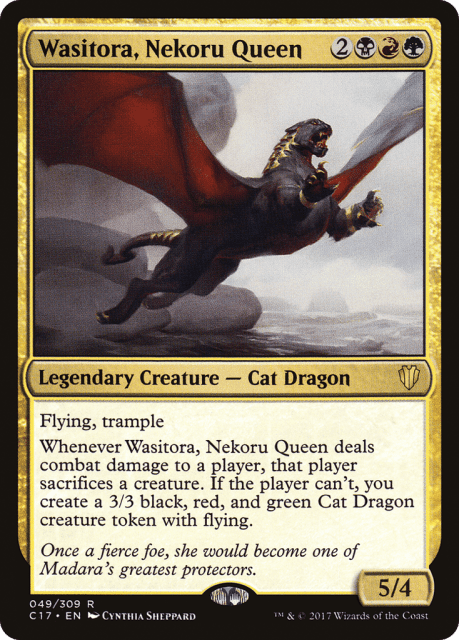 Wasitora, Nekoru Queen (49) — Commander 2017