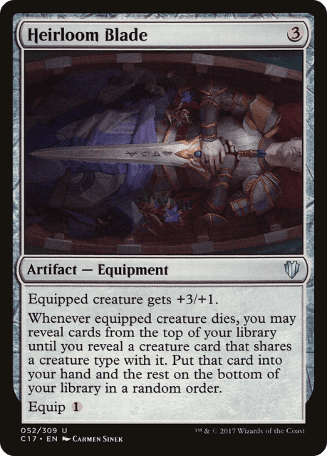 Heirloom Blade (52) — Commander 2017