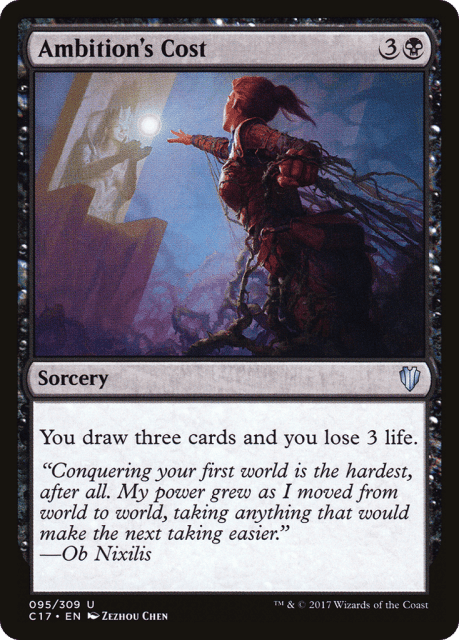 Ambition's Cost (95) — Commander 2017
