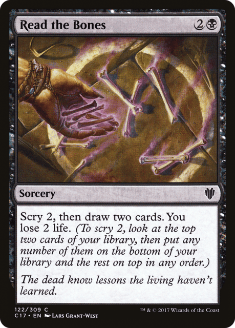 Read the Bones (122) — Commander 2017