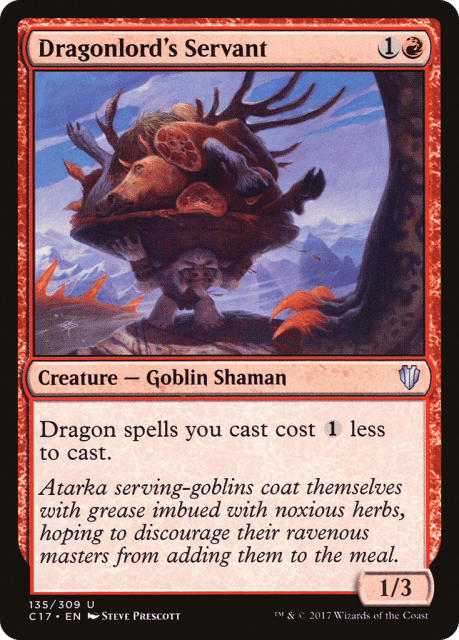 Dragonlord's Servant (135) — Commander 2017