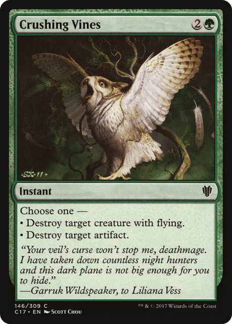Crushing Vines (146) — Commander 2017