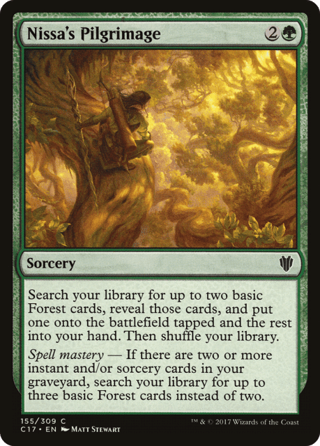 Nissa's Pilgrimage (155) — Commander 2017