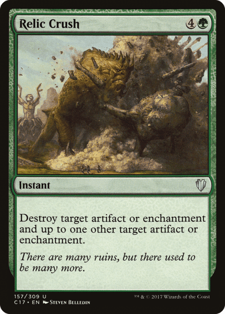 Relic Crush (157) — Commander 2017