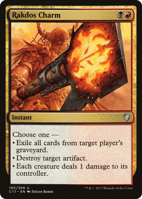 Rakdos Charm (190) — Commander 2017