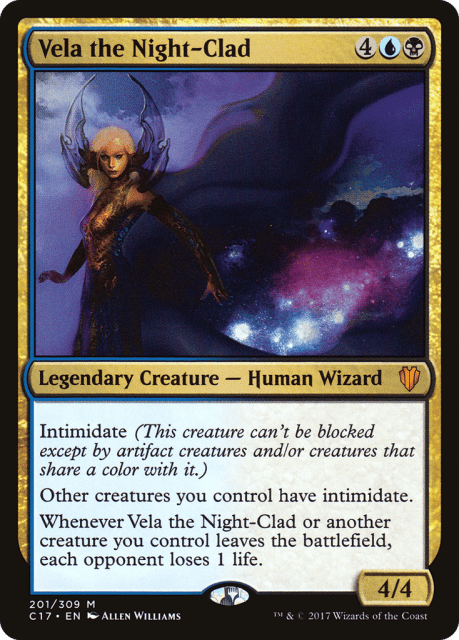 Vela the Night-Clad (201) — Commander 2017