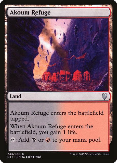 Akoum Refuge (233) — Commander 2017