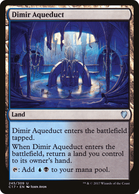 Dimir Aqueduct (245) — Commander 2017