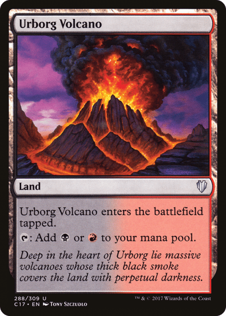 Urborg Volcano (288) — Commander 2017