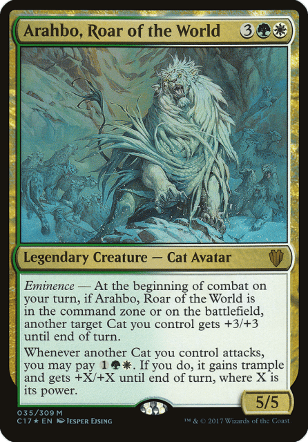 Arahbo, Roar of the World (35) — Commander 2017 Oversized