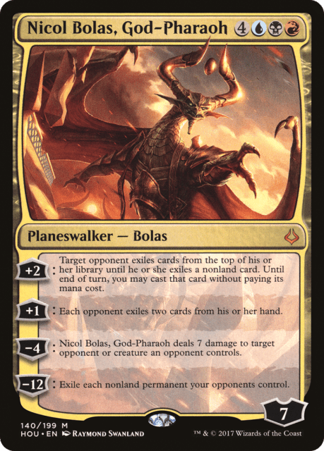 Nicol Bolas, God-Pharaoh (140) — Hour of Devastation