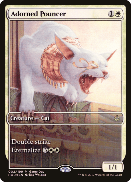 Adorned Pouncer (2) — Hour of Devastation Promos