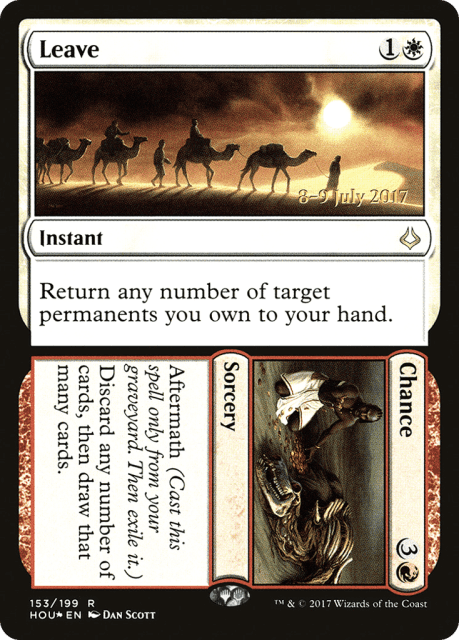 Leave // Chance (153) — Hour of Devastation Promos