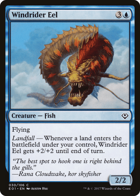 Windrider Eel (30) — Archenemy: Nicol Bolas