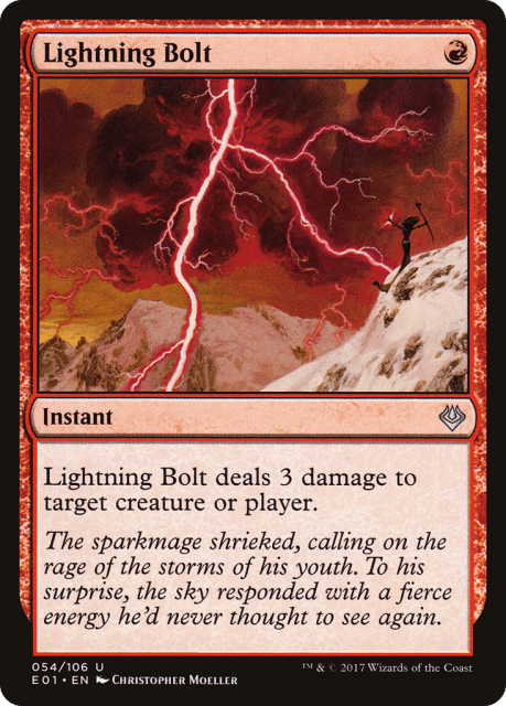 Lightning Bolt (54) — Archenemy: Nicol Bolas