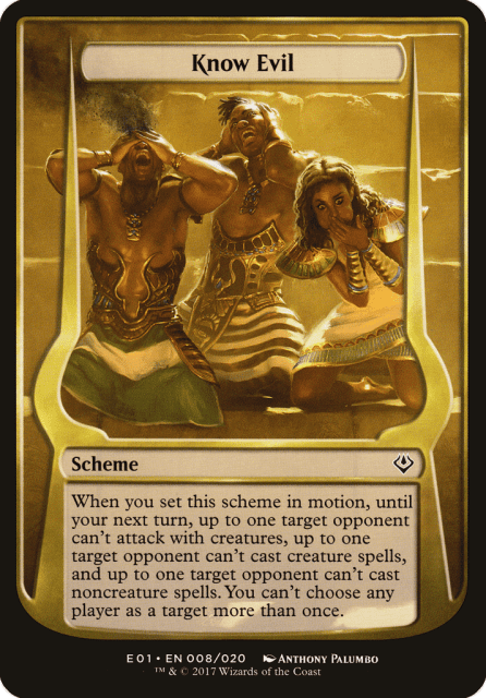 Know Evil (8★) — Archenemy: Nicol Bolas Schemes