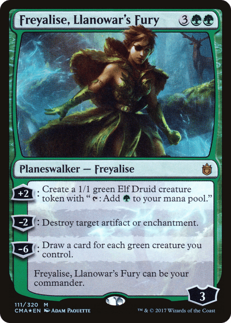 Freyalise, Llanowar's Fury (111) — Commander Anthology