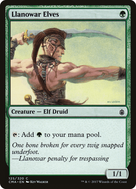 Llanowar Elves (125) — Commander Anthology