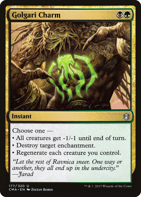 Golgari Charm (177) — Commander Anthology