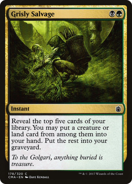 Grisly Salvage (178) — Commander Anthology