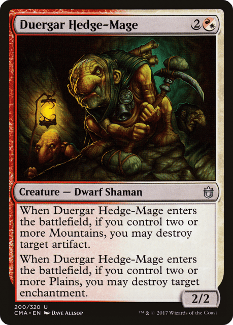 Duergar Hedge-Mage (200) — Commander Anthology