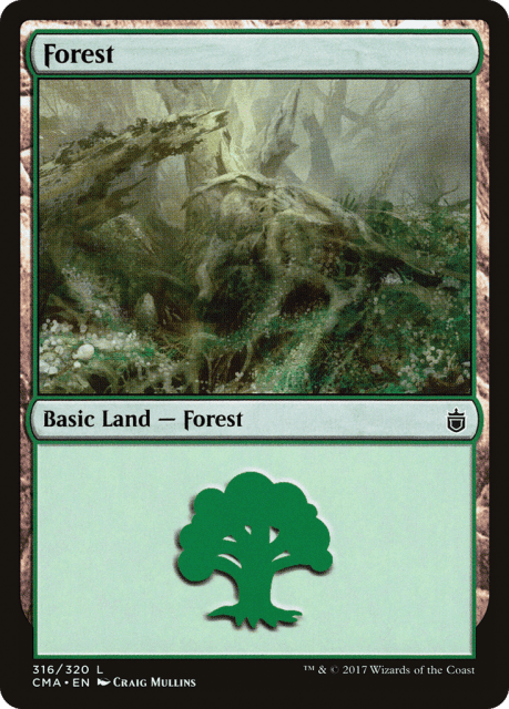 Forest (316) — Commander Anthology