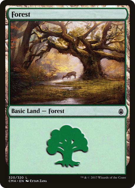 Forest (320) — Commander Anthology