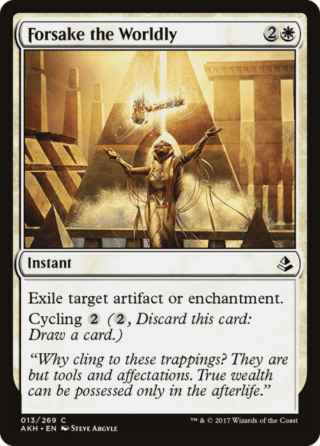 Forsake the Worldly (13) — Amonkhet