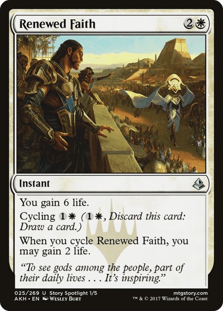 Renewed Faith (25) — Amonkhet