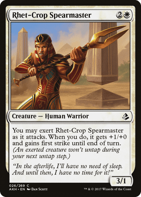 Rhet-Crop Spearmaster (26) — Amonkhet