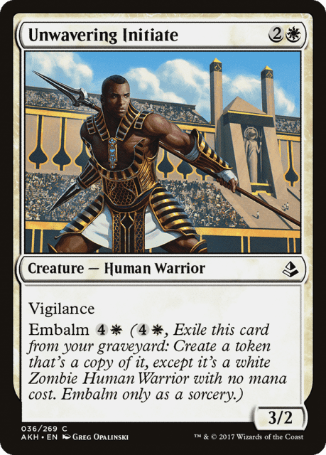 Unwavering Initiate (36) — Amonkhet