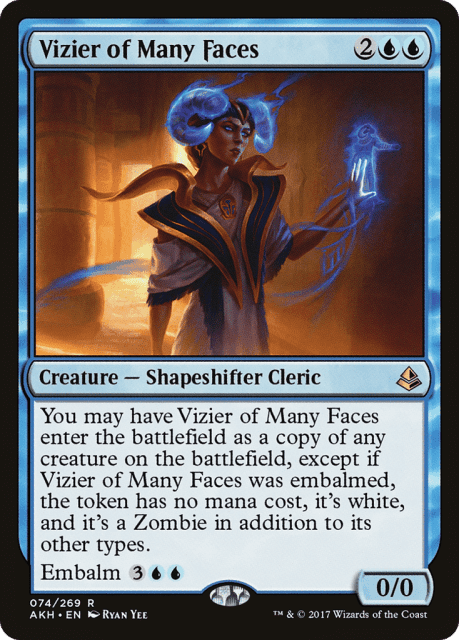 Vizier of Many Faces (74) — Amonkhet