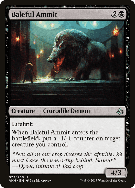 Baleful Ammit (79) — Amonkhet