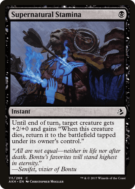 Supernatural Stamina (111) — Amonkhet