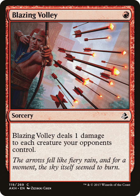 Blazing Volley (119) — Amonkhet