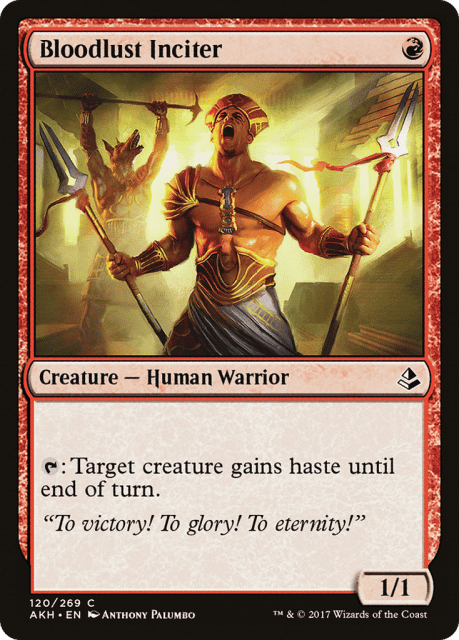 Bloodlust Inciter (120) — Amonkhet