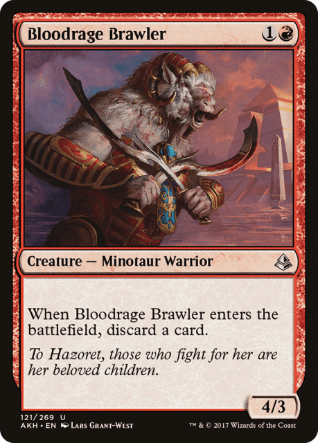 Bloodrage Brawler (121) — Amonkhet