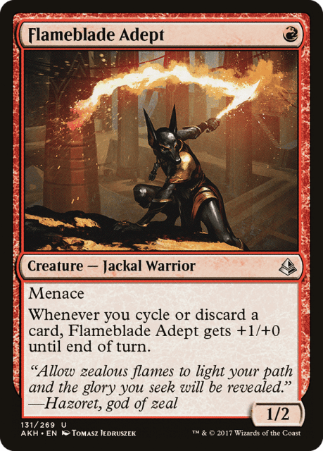 Flameblade Adept (131) — Amonkhet