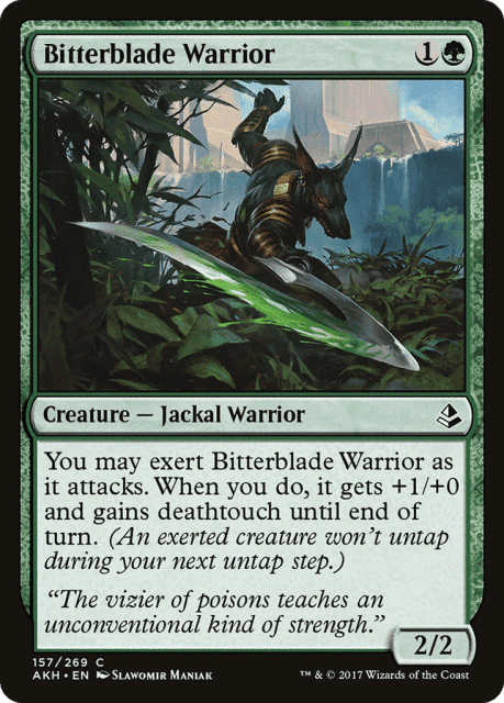 Bitterblade Warrior (157) — Amonkhet
